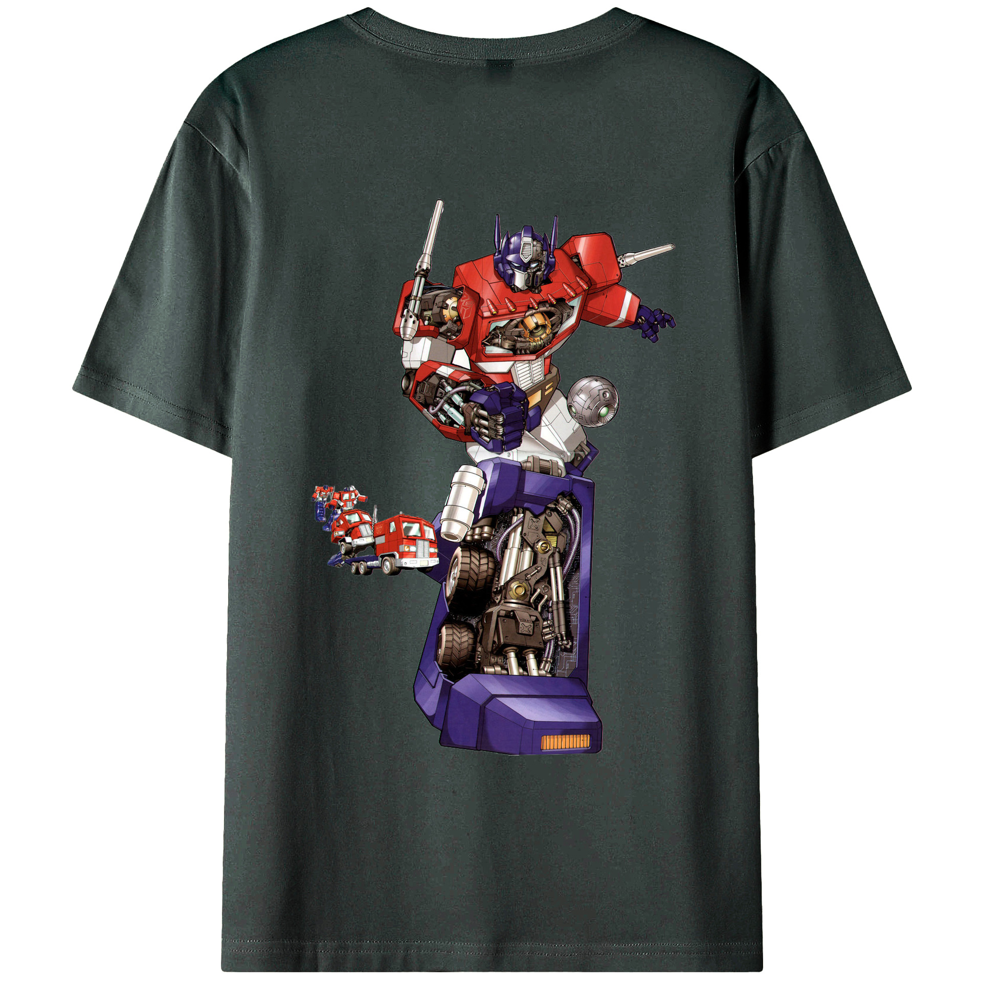 （画像用）  綿100％ メンズ半袖Tシャツ（バックプリント） 通気性